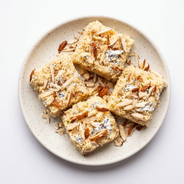 Almond Burfi.