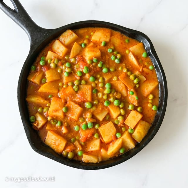 Aloo Mattar.